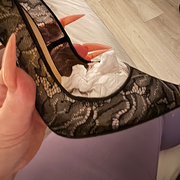 Louboutin follies lace 120 vegetale - Picture 2 of 4